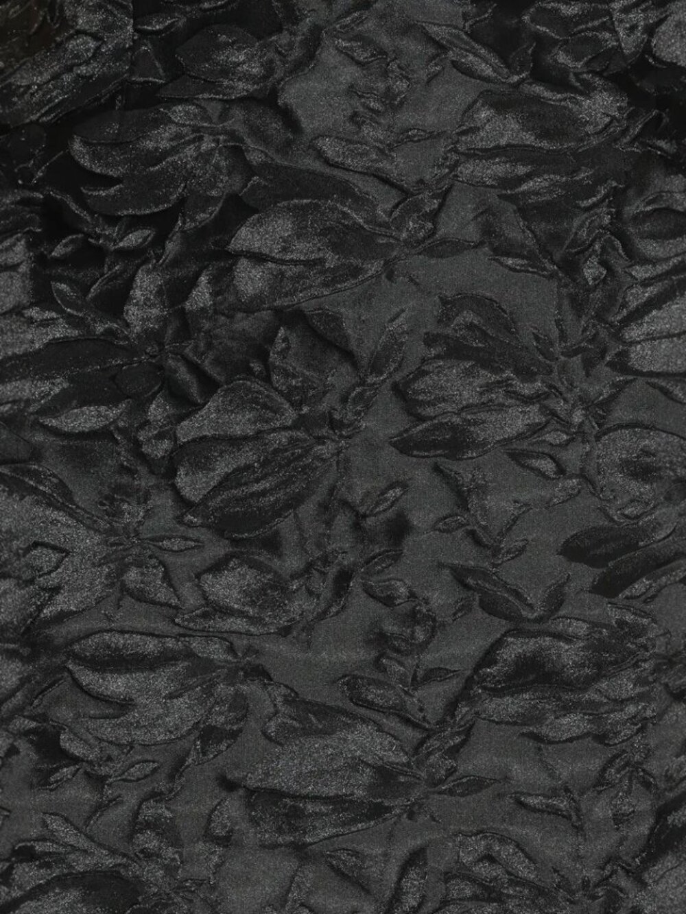 Lulus You're All Heart Black Jacquard Satin Off-The-Shoulder Dress NWT - Picture 5 of 9